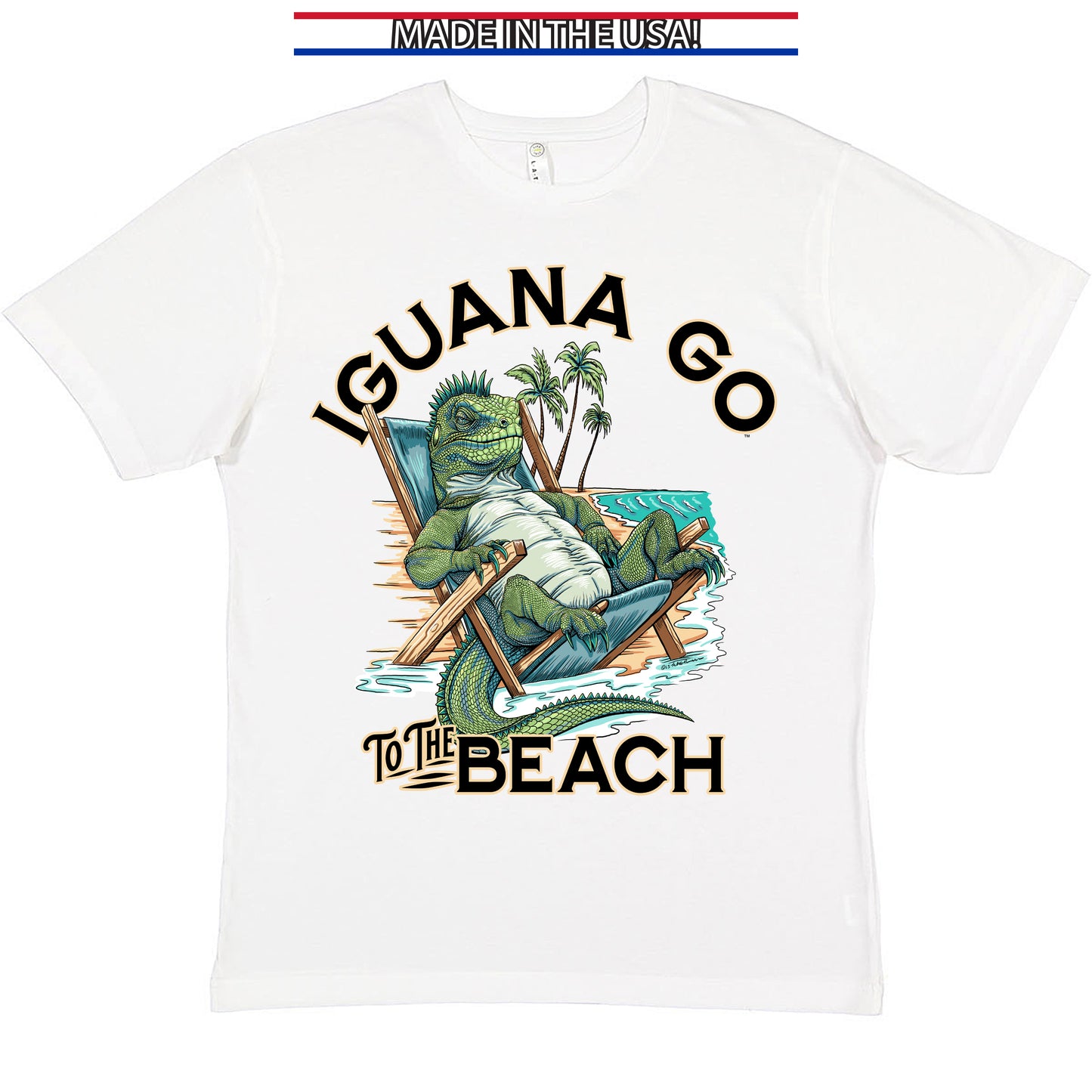 Iguana Go To The Beach